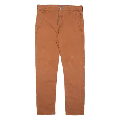 LEVI'S Mens Trousers Beige Regular Straight W32 L30