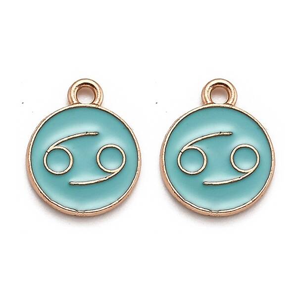 Alloy Enamel Pendants