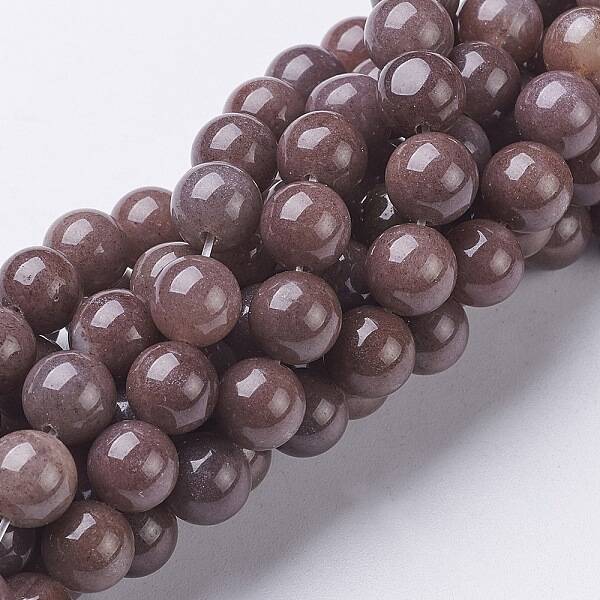 Natural Purple Aventurine Beads