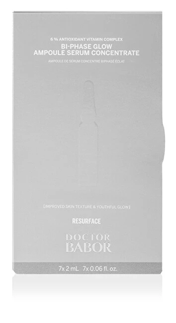 Babor Doctor Vials for Dull and Tired Skin Babor Glow Bifase (Concentrated Serum Vial) 7 x 2 ml