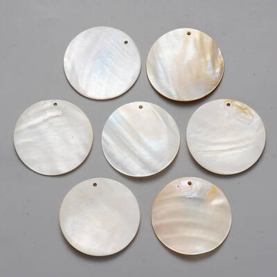 Natural Freshwater Shell Pendants