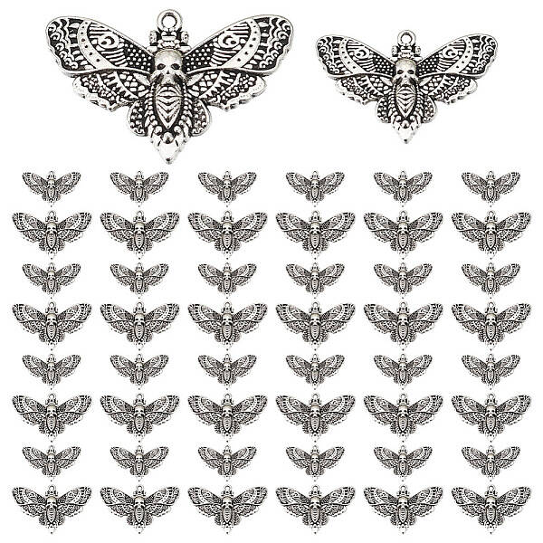 60PCS 2Styles Alloy Pendants