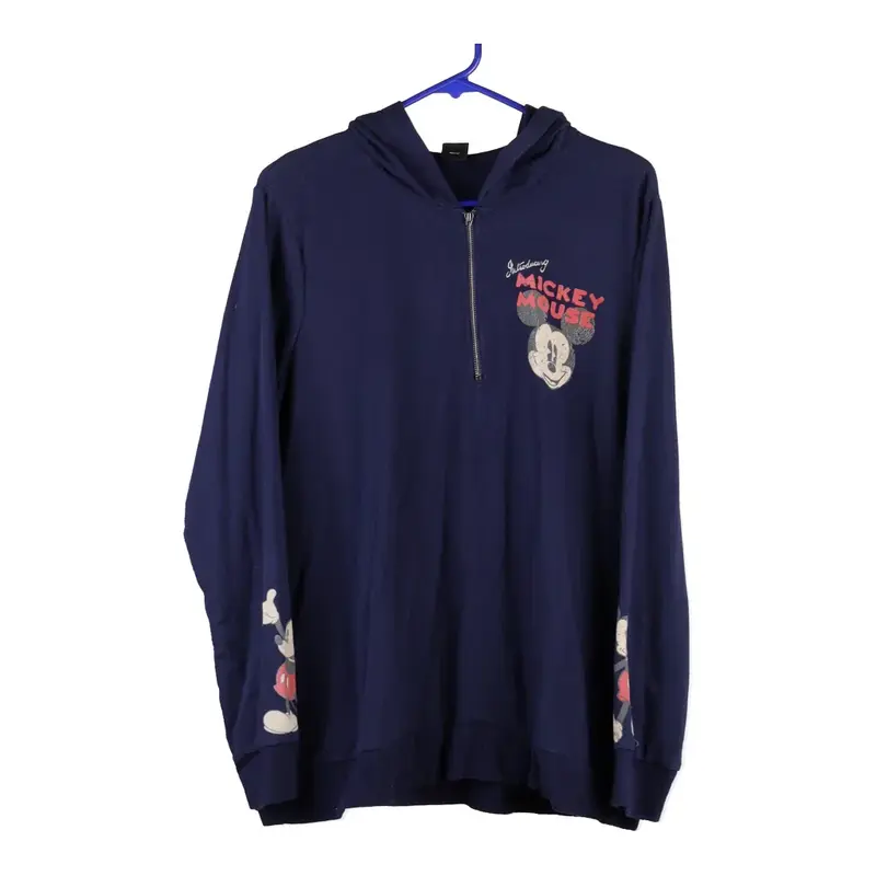 Disney Hoodie - Medium Navy Cotton