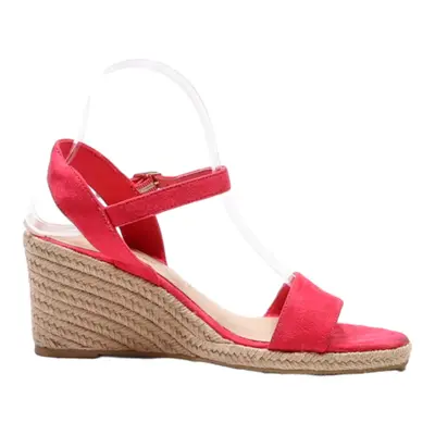 TAMARIS Wedge Strappy Sandals Pink Synthetic Womens UK 6
