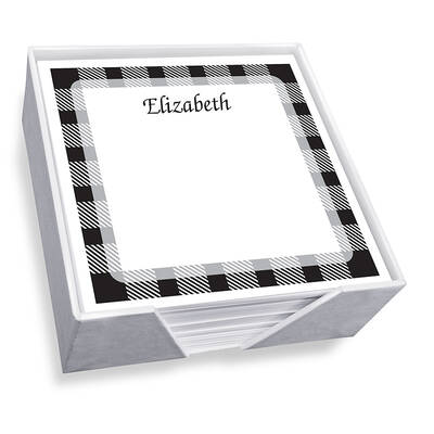 Esquire Memo Square - White with holder