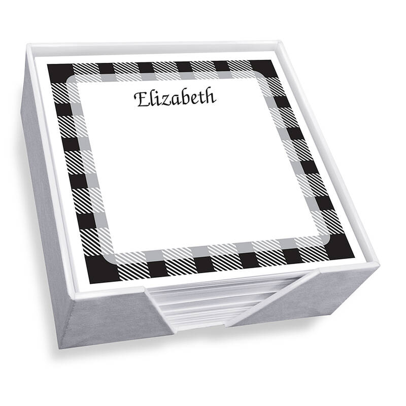 Esquire Memo Square - White with holder