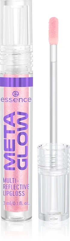 Essence Meta Glow Multi-Reflective Lip Gloss Holographic Effect Color 02 Digital Pink 3 ml