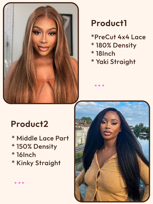 2 Wigs $175 for 18