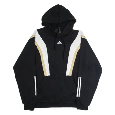 ADIDAS Mens Black Hoodie L