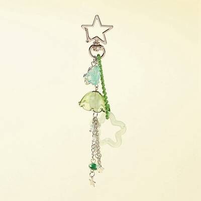 Acrylic & Glass Pendant Keychains
