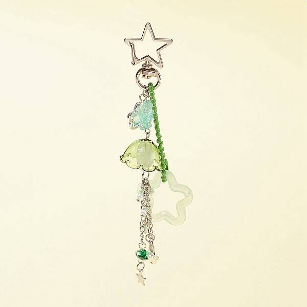 Acrylic & Glass Pendant Keychains