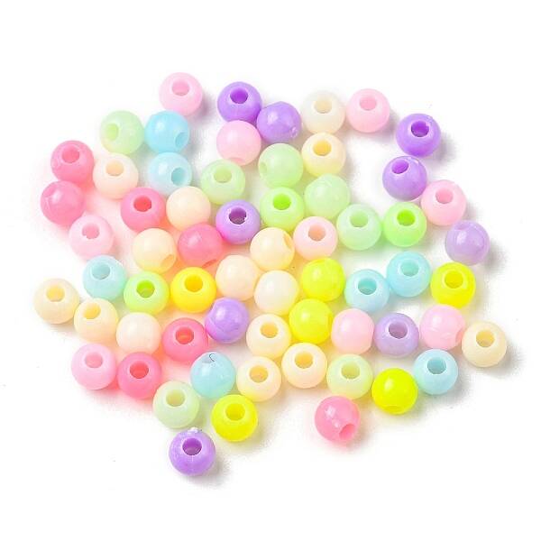 Opaque Acrylic Beads