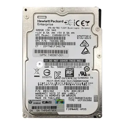 HUC156060CS4204 HGST 600GB 12Gb/s SAS 15000 2.5-inch 128MB Hard Drive