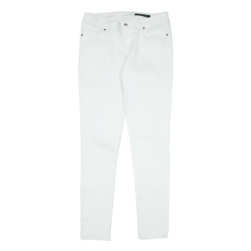 TOMMY HILFIGER Jeans White Denim Slim Skinny Womens W30 L32