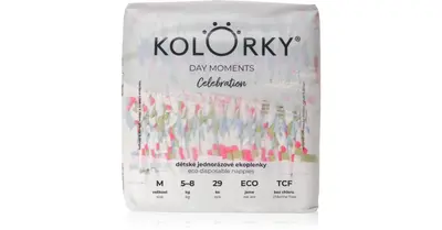 Kolorky DAY Moments Celebration ECO disposable diapers Size M 5-8 kg 29 pieces
