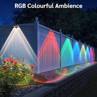 Wall Mounted Solar Lights Outdoor, Outdoor Lamp for Fall, Patio Furniture, Waterproof Design Solar Outdoor Lights for Gard...
