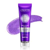 Aarav Lysozyme Purple Whitening Toothpaste | Instant Stain Removal & Color Repair for Teeth Brightening | Fresh Breath Formul...
