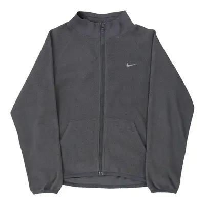 Age 10 Nike Fleece - Small Grey Polyester