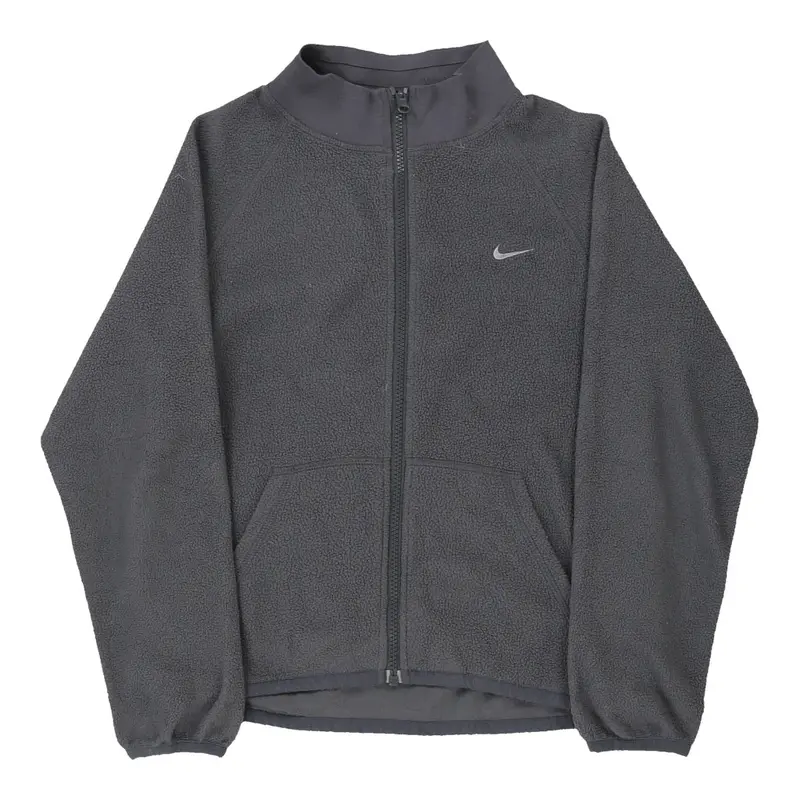 Age 10 Nike Fleece - Small Grey Polyester