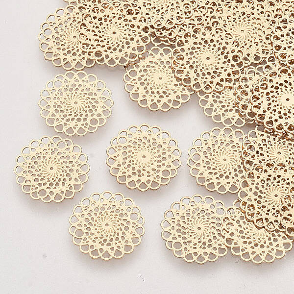 Brass Filigree Joiners Links