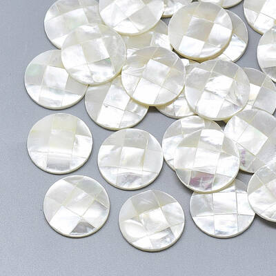 Natural White Shell Mother of Pearl Shell Cabochons