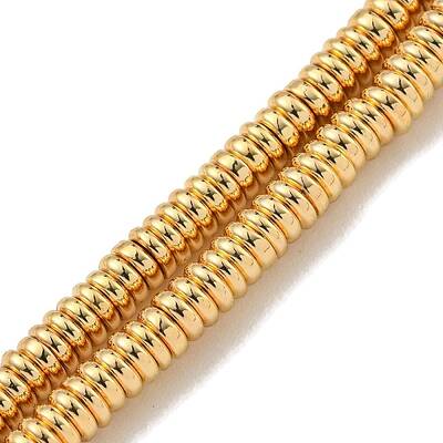 Electroplated Synthetic Non-Magnetic Hematite Beads Strands