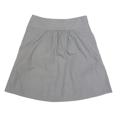 J.CREW Womens Pleated Skirt Grey Knee Length S