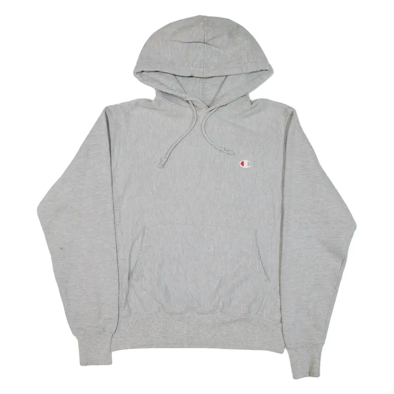 CHAMPION REVERSE WEAVE Mens Grey Hoodie S
