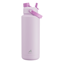 POWCAN 26oz-40oz InsulatedWater Bottle with 2-in-1 Straw and Spout LidKeep Cold 24H,Leak-Proof, BPA-Free, DoubleWall Stainles...