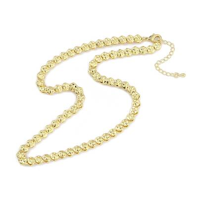 Rack Plating Brass Star Link Chain Necklaces for Women
