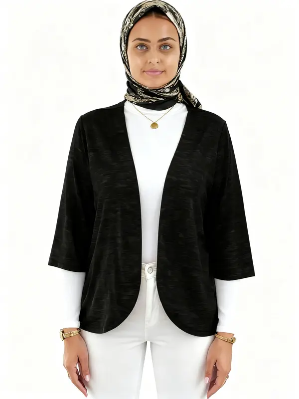 Women's Casual Loose-Fitting Knit Cardigan, Plain Color Fashion Trendy Sweater Top, European Style Women's Clothing, Womenswe...