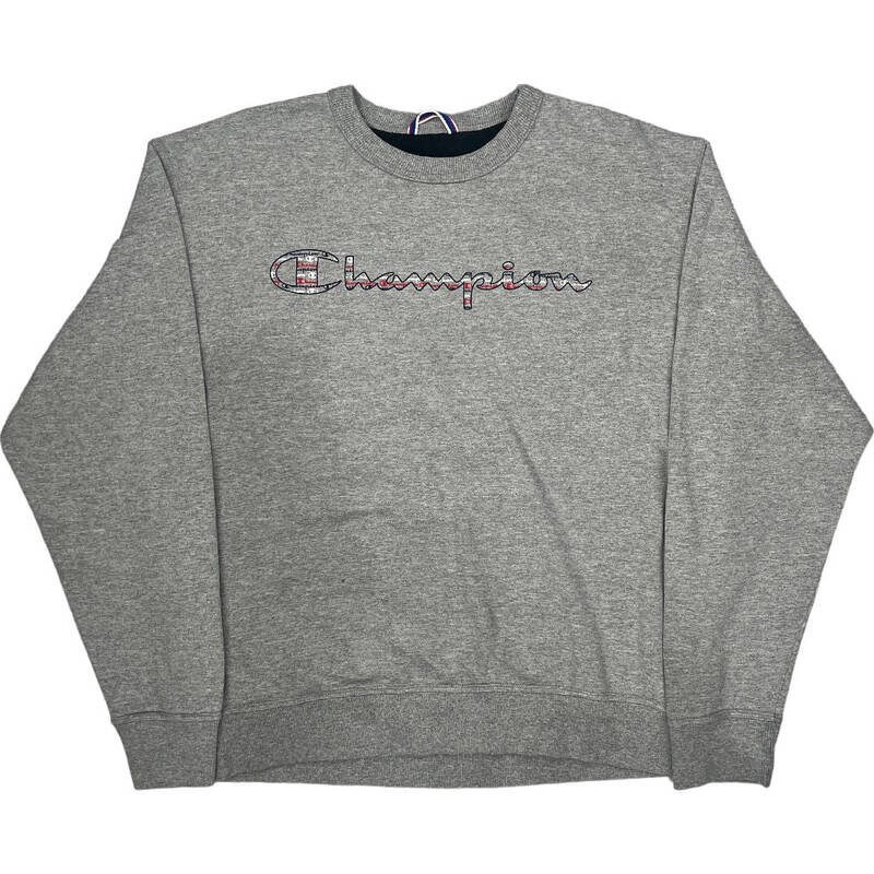 Champion Sweatshirt - Large - Grey Cotton