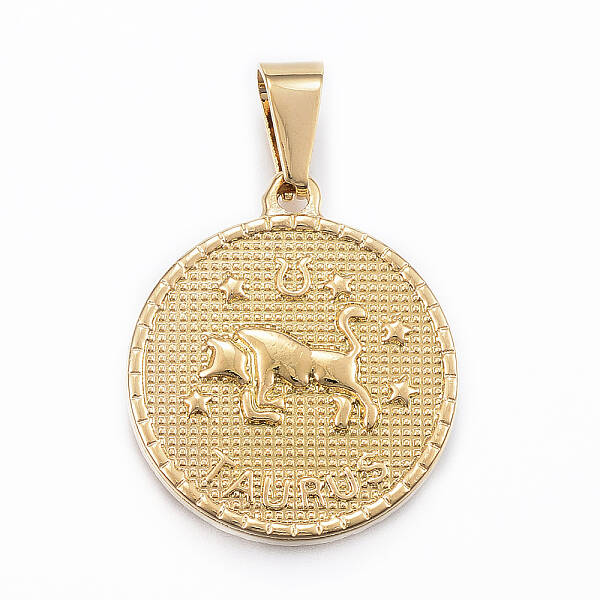 Real 18K Gold Plated 304 Stainless Steel Pendants