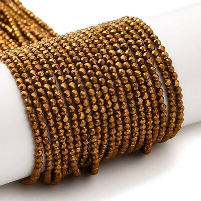 Electroplate Glass Beads Strands