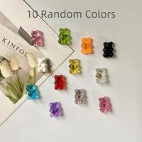Random Color Bear Shaped Fridge Magnet for Summer Home Decor, 10pcs/set Kitchen Accessories Cute Animal Design Refrigerator...