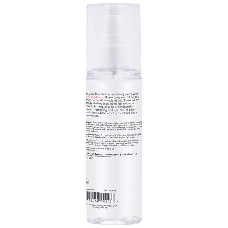 Fresh and Clean Toy Cleaner Fragrance Free 4.4 Fl. Oz.