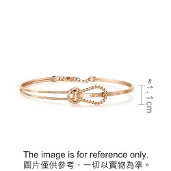 18K Rose Gold Bangle