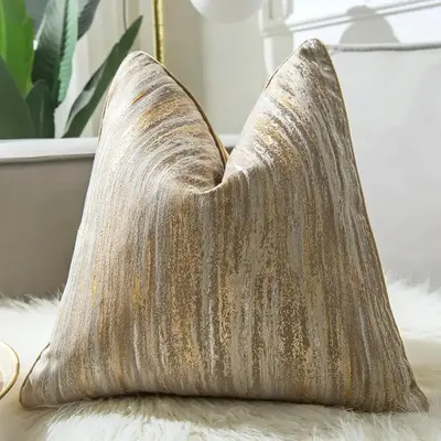 1 Piece Striped Pattern Cushion Cover Without Filler, Home Decor Jacquard Throw Pillowcase, Household Decoration Supplies For...