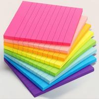 Colorful Sticky Note (8 Pads), Self Adhesive Memo Pad, Self Adhesive Stickers, Students Sticky Note Pad, Stationery Book Supp...