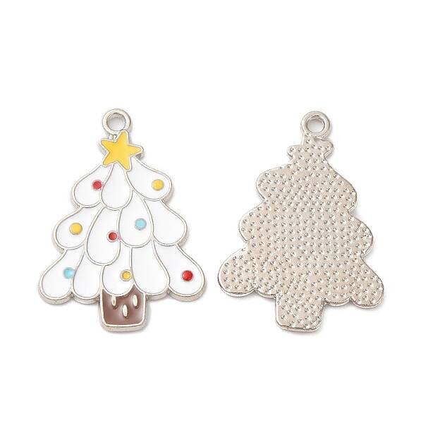 Christmas Alloy Enamel Pendants