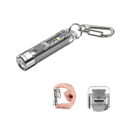 2025 Nicron K11 2.0 Rechargeable Keychain Flashlight Light Weight 400 Hight Lumen with Extra 4 Sidelight IPX4 EDC Mini Flashl...