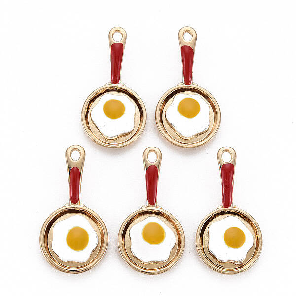 Rack Plating Alloy Enamel Pendants
