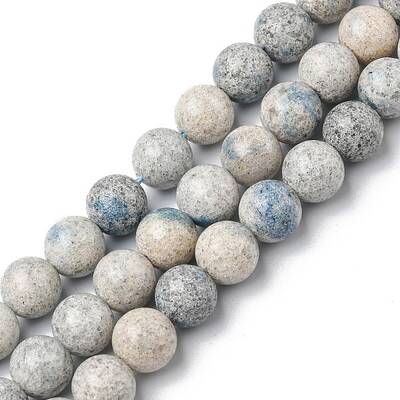 Natural K2 Stone/Raindrop Azurite Beads Strands
