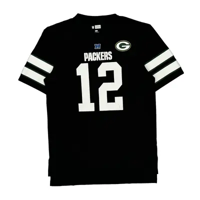 Green Bay Packers N.F.L. Team Apparel Nfl Jersey - Large Black Polyester