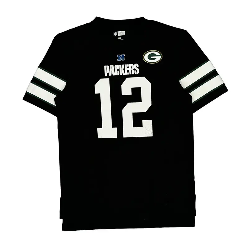 Green Bay Packers N.F.L. Team Apparel Nfl Jersey - Large Black Polyester