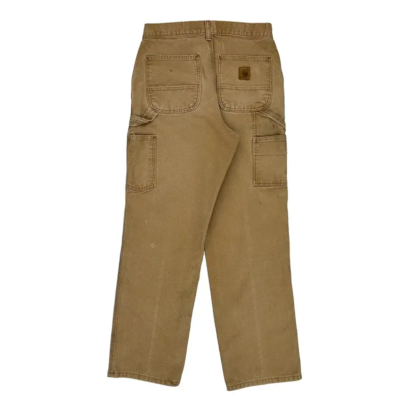 Carhartt Cargo Carpenter Trousers - 29? Waist Brown Cotton