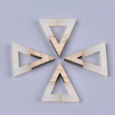 Resin & Walnut Wood Pendants