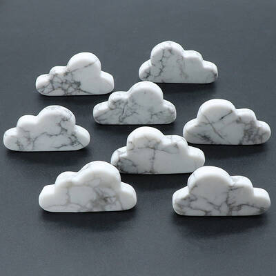 Natural Howlite Display Decorations