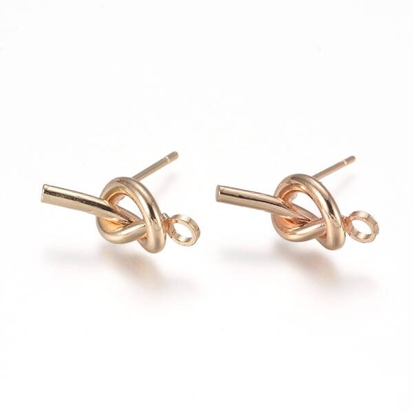 Rack Plating Brass Stud Earring Findings