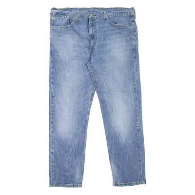 LEVI'S 502 Jeans Mens Blue Regular Tapered Stone Wash W38 L30